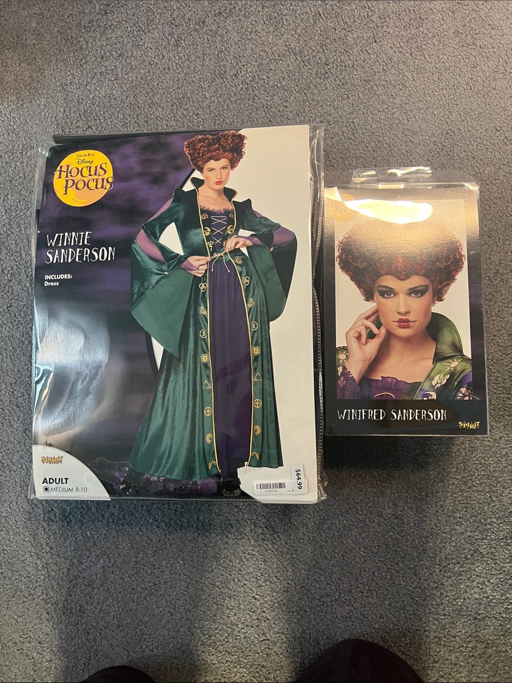 Spirit Winnie Sanderson Maxi Dress in Green and Purple